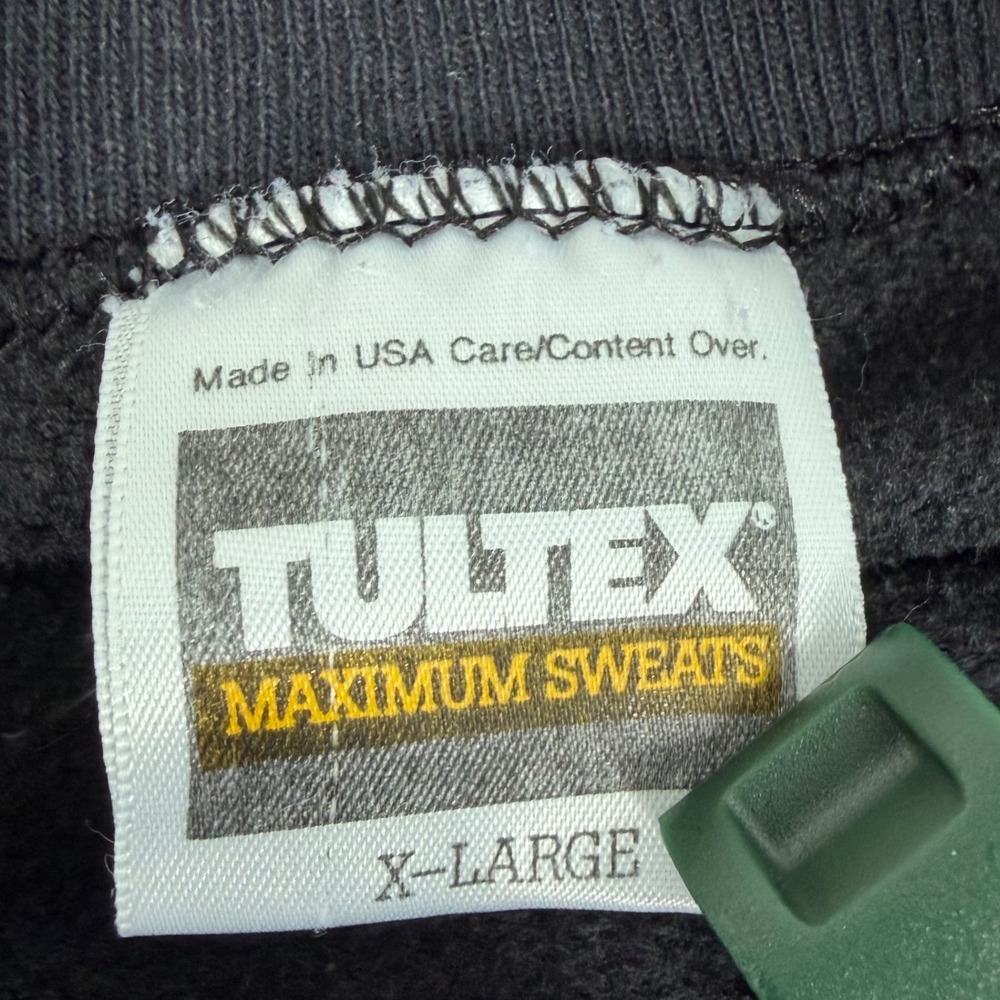Cats Musical Mens L Black Sweatshirt Vintage 80s Tultex Maximum Sweats USA Made - Picture 6 of 10